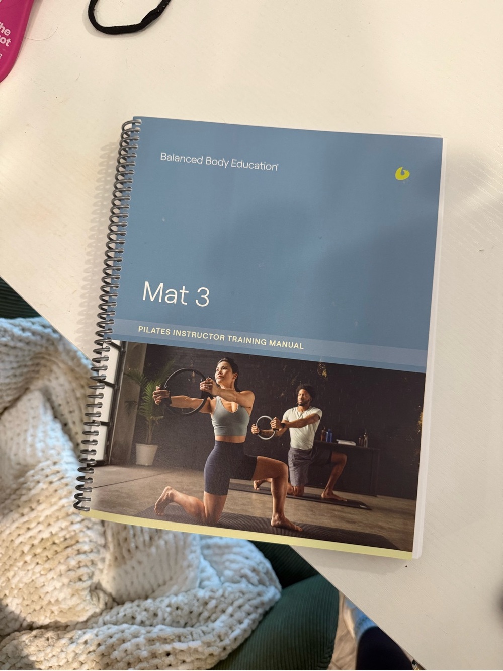 Mat 3 Pilates Instructor Training Manual - Blue